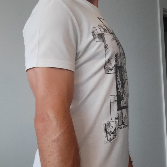 Mens Hugo Boss t-shirt. Boss Orange, quality thick cotton New York design - Picture 2 of 6